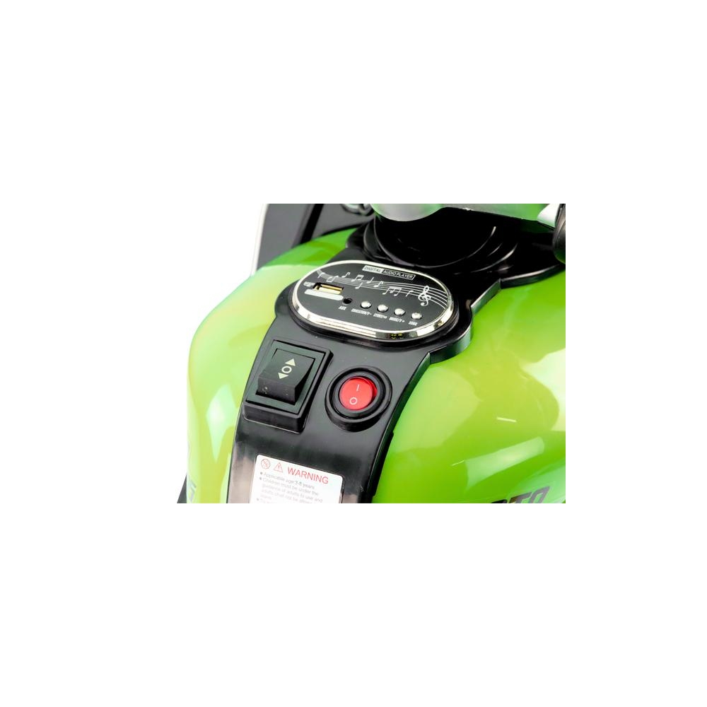 Elektrinis motociklas HT-5188, Green-Elektromobiliai vaikams, Motociklai-e-vaikas