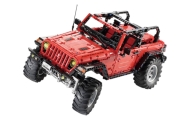 Construction Blocks Auto Off-Road Remote Controlled Red 1941 Elements
