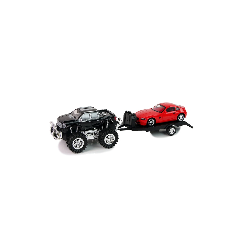 Visureigis monstras su priekaba rinkinys 58 cm-Žaislai, Auto ir transporto žaislai, Mašinos-e-vaikas