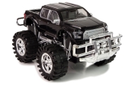 Zestaw Pojazdów Czarny Monster Truck Białe  Laweta 58 cm