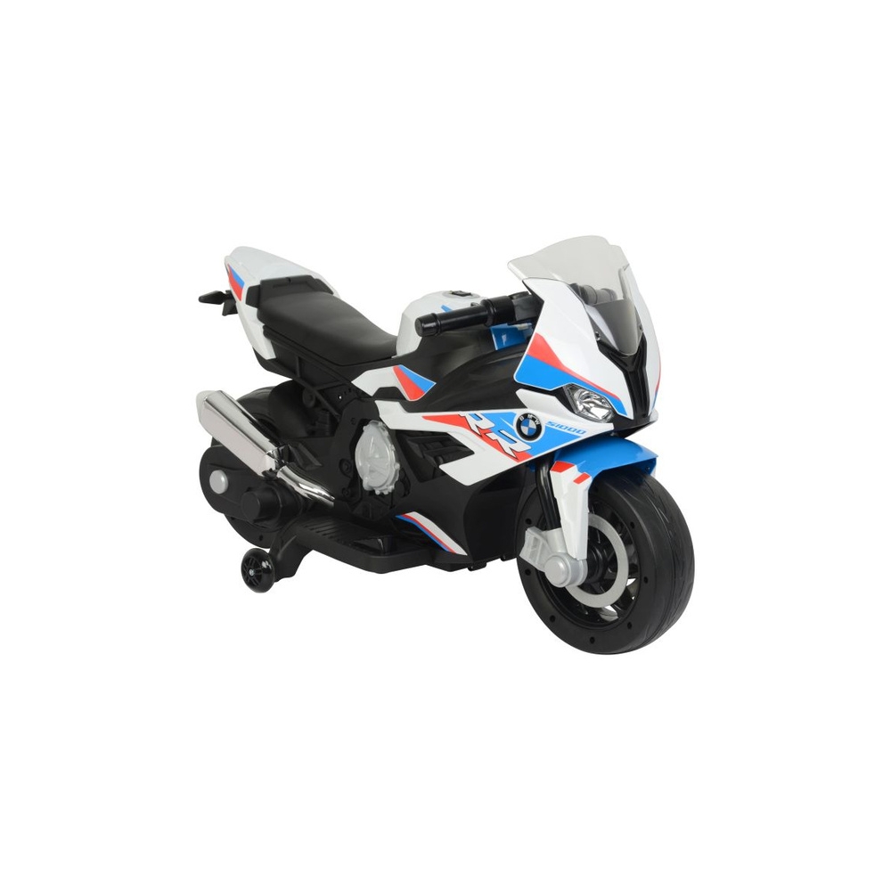 Elektrinis motociklas BMW S1000RR 2156, White-Elektromobiliai vaikams, Motociklai-e-vaikas