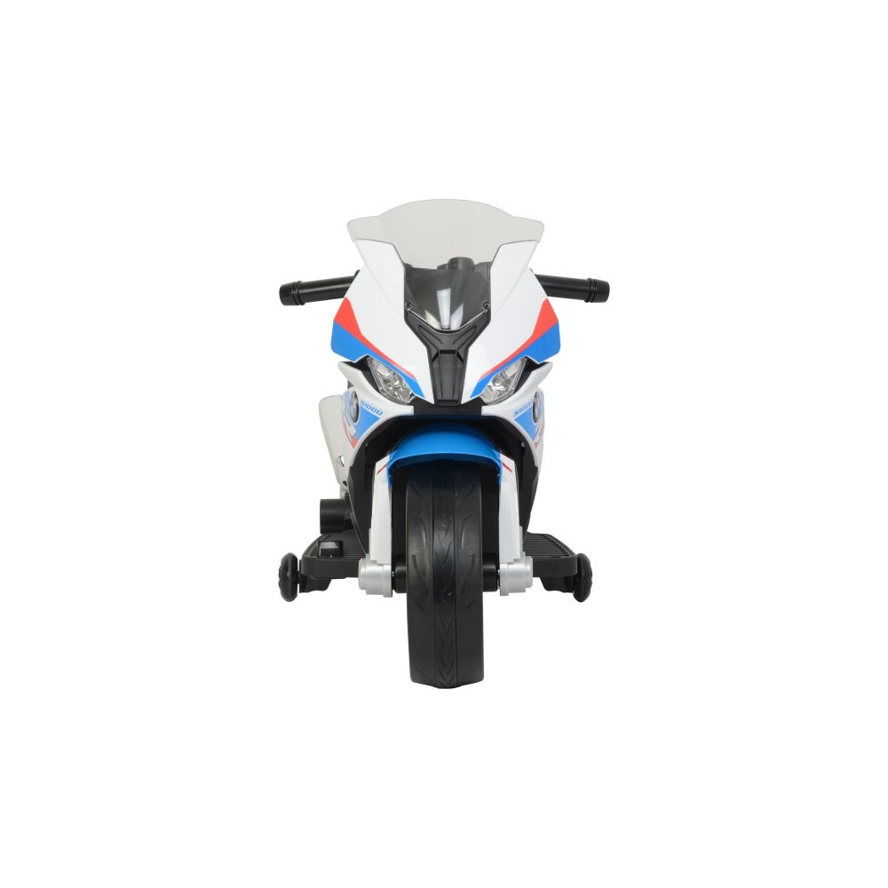 Elektrinis motociklas BMW S1000RR 2156, White-Elektromobiliai vaikams, Motociklai-e-vaikas