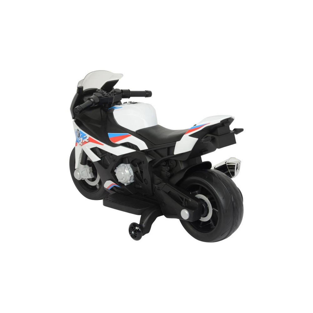 Elektrinis motociklas BMW S1000RR 2156, White-Elektromobiliai vaikams, Motociklai-e-vaikas
