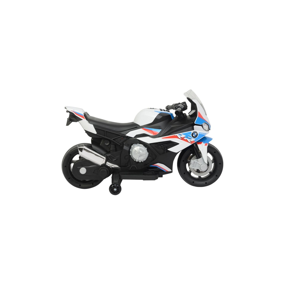 Elektrinis motociklas BMW S1000RR 2156, White-Elektromobiliai vaikams, Motociklai-e-vaikas