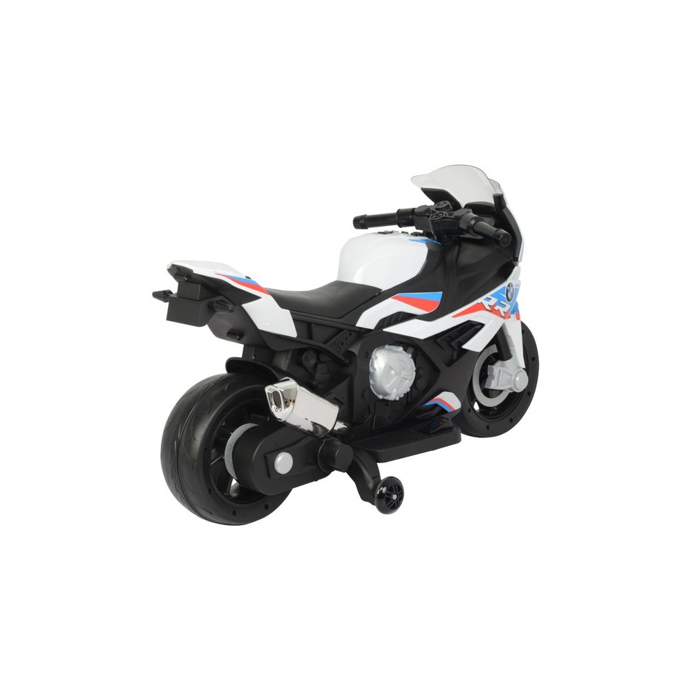 Elektrinis motociklas BMW S1000RR 2156, White-Elektromobiliai vaikams, Motociklai-e-vaikas