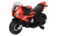 Elektrinis motociklas BMW S1000RR 2156, raudonas-Elektromobiliai vaikams, Motociklai-e-vaikas