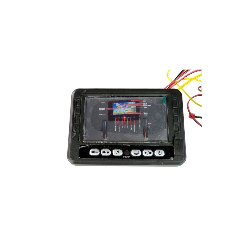 LCD MP4 Muzikinis skydelis Range Rover DK-RR999-Elektromobiliai vaikams, Elektromobilių dalys, LCD, MP4, muzikos skydeliai-e-vai