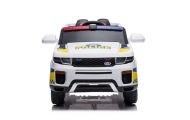 Elektromobilis BBH-021 Policija, White-Elektromobiliai vaikams, Visureigiai-e-vaikas