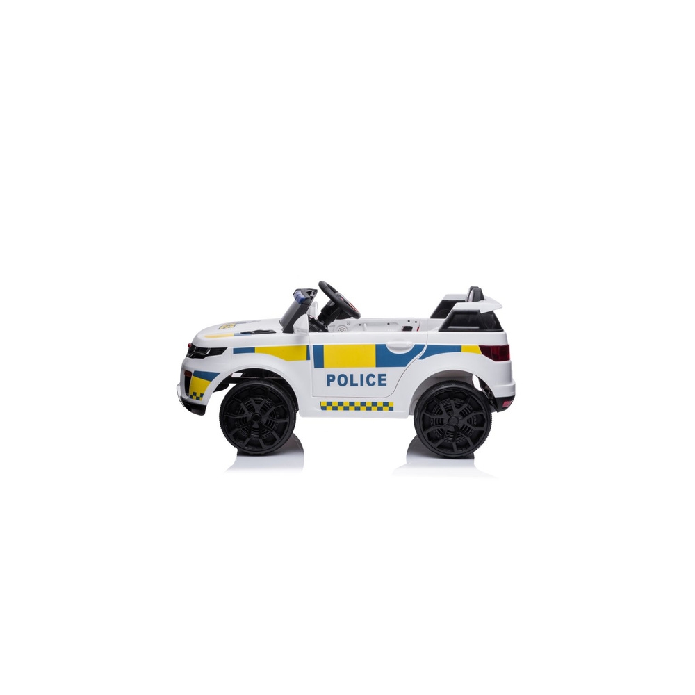 Elektromobilis BBH-021 Policija, White-Elektromobiliai vaikams, Visureigiai-e-vaikas