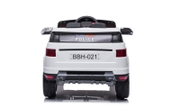 Elektromobilis BBH-021 Policija, White-Elektromobiliai vaikams, Visureigiai-e-vaikas