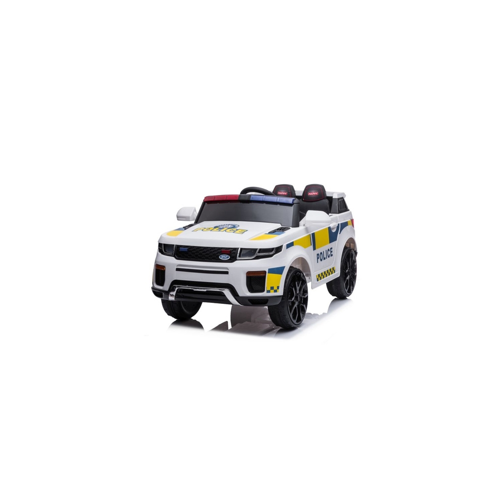 Elektromobilis BBH-021 Policija, White-Elektromobiliai vaikams, Visureigiai-e-vaikas