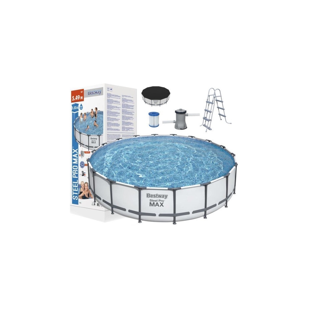 Sodo baseinas 549 x 122 cm Bestway 56462-Žaislai, Lauko žaislai, Baseinai, Karkasiniai baseinai-e-vaikas