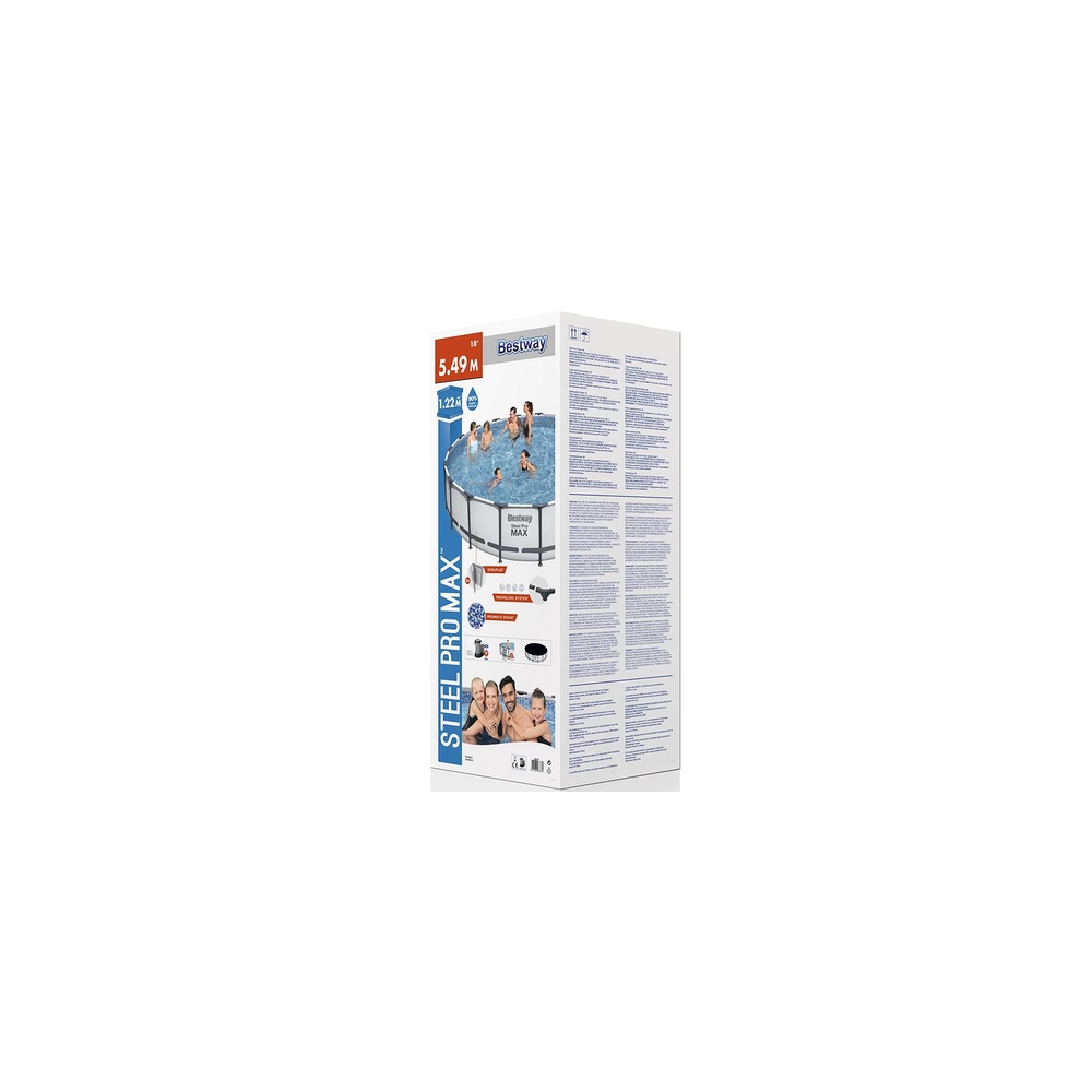 Basen Ogrodowy Stelażowy 549 x 122 cm Bestway 56462