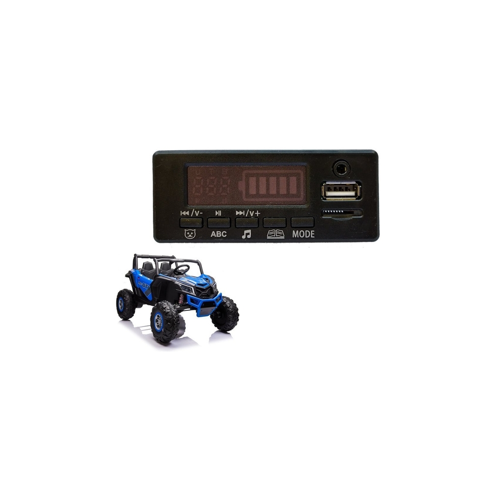 Muzikinis skydelis automobiliui XMX613 24V-Elektromobiliai vaikams, Elektromobilių dalys, LCD, MP4, muzikos skydeliai-e-vaikas