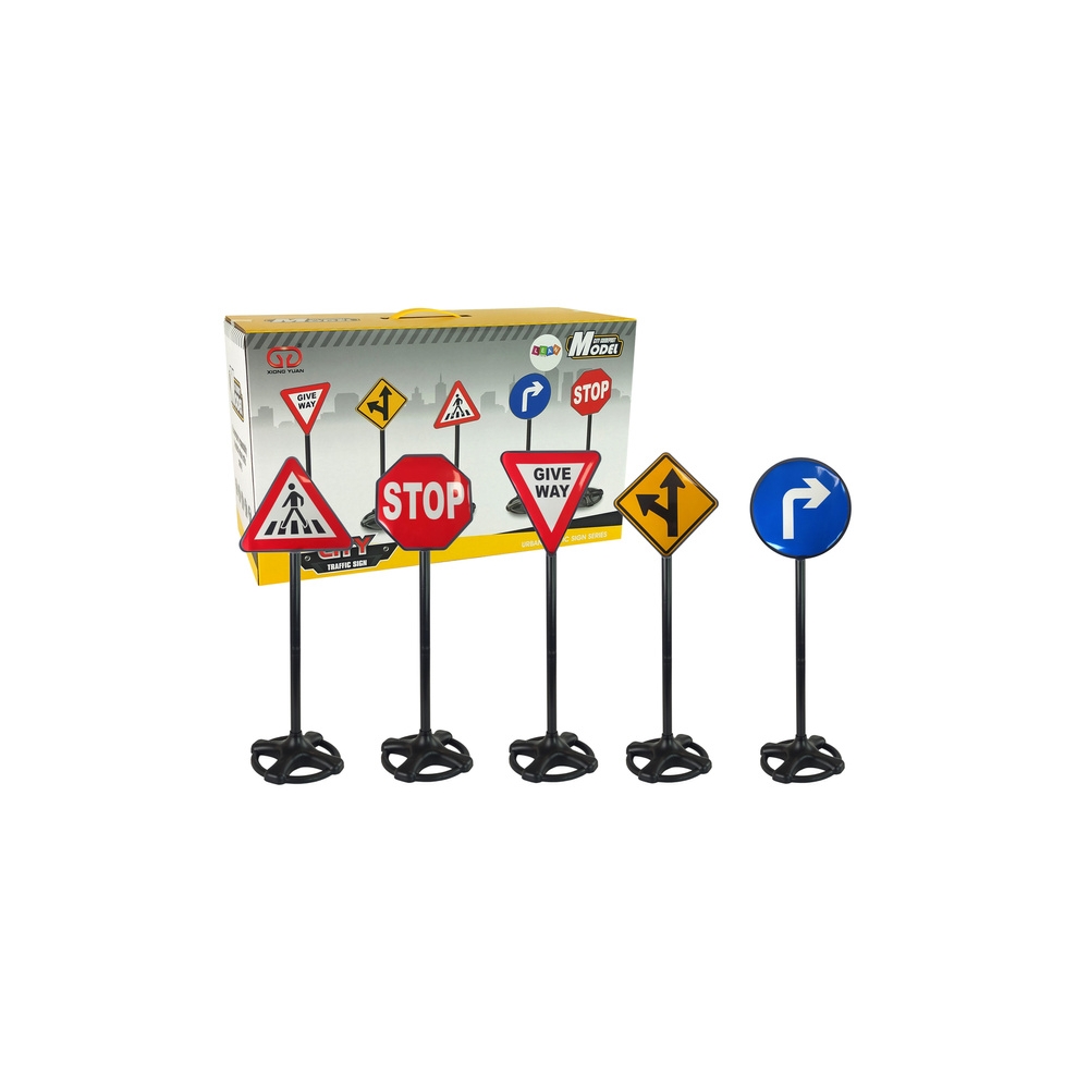 Didelių kelio ženklų edukacinis rinkinys 82 cm