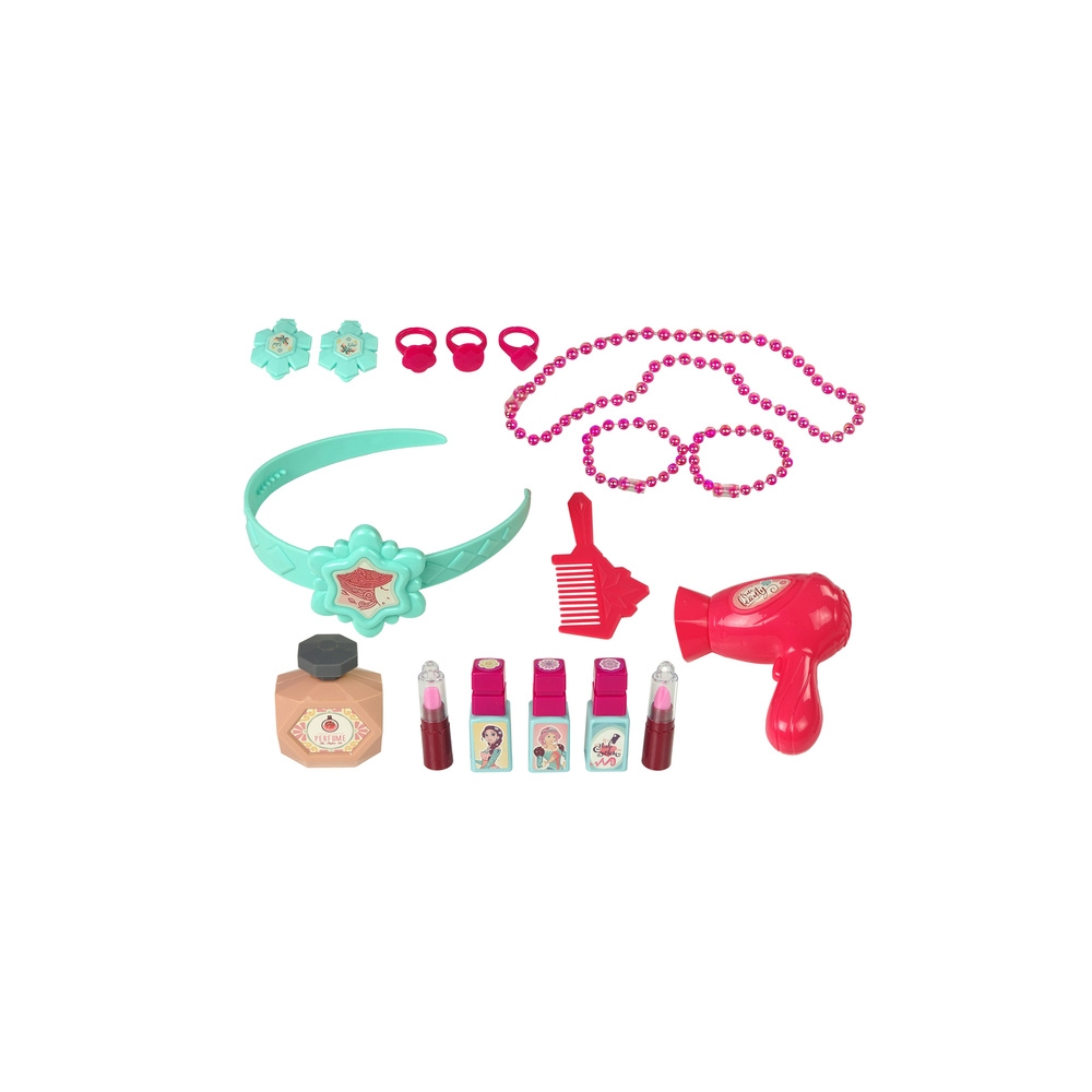 Beauty Set Toilet with Mirror Light Sound Jewellery