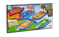 Arkadinių žaidimų rinkinys 4-in-1 Krepšinis Futbolas Boulingas Pin Launcher