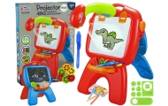 Double-sided Board Chalk Pens Stand Projector Pictures Red
