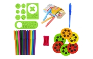 Double-sided Board Chalk Pens Stand Projector Pictures Red