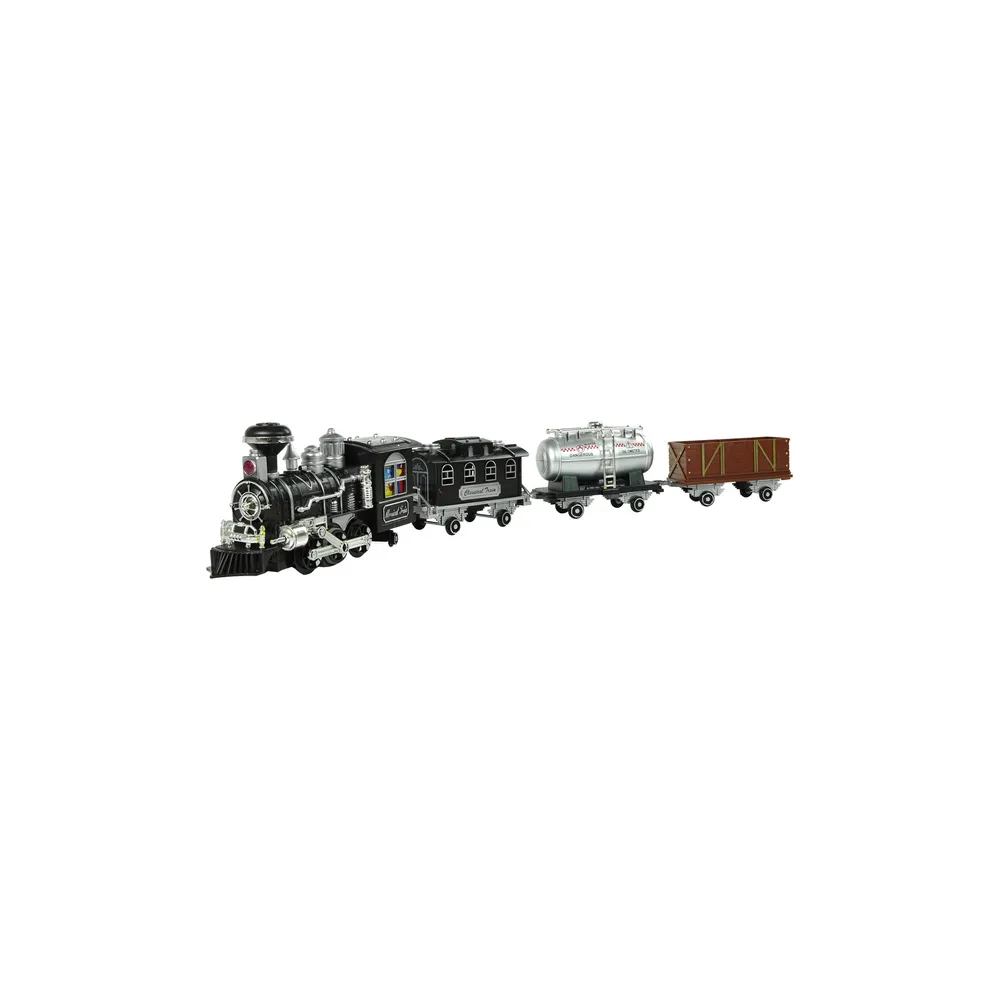Ogromna Kolejka Pociąg Tory Dźwięk Światła Dym R/C 206,5 cm x 153,5 cm