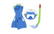 Diving Kit Blue Mask, Fins, Tube Bestway 25039