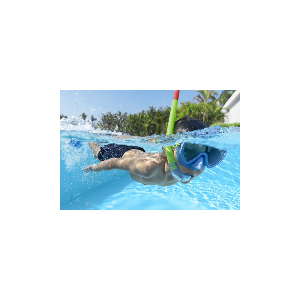 Diving Kit Blue Mask, Fins, Tube Bestway 25039