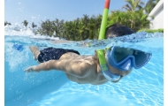 Diving Kit Blue Mask, Fins, Tube Bestway 25039
