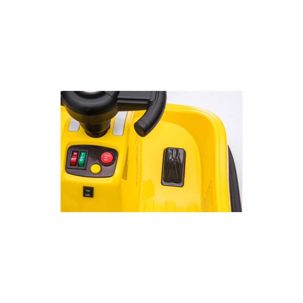 Elektromobilis GTS1166, geltonas-Elektromobiliai vaikams, Mašinos-e-vaikas