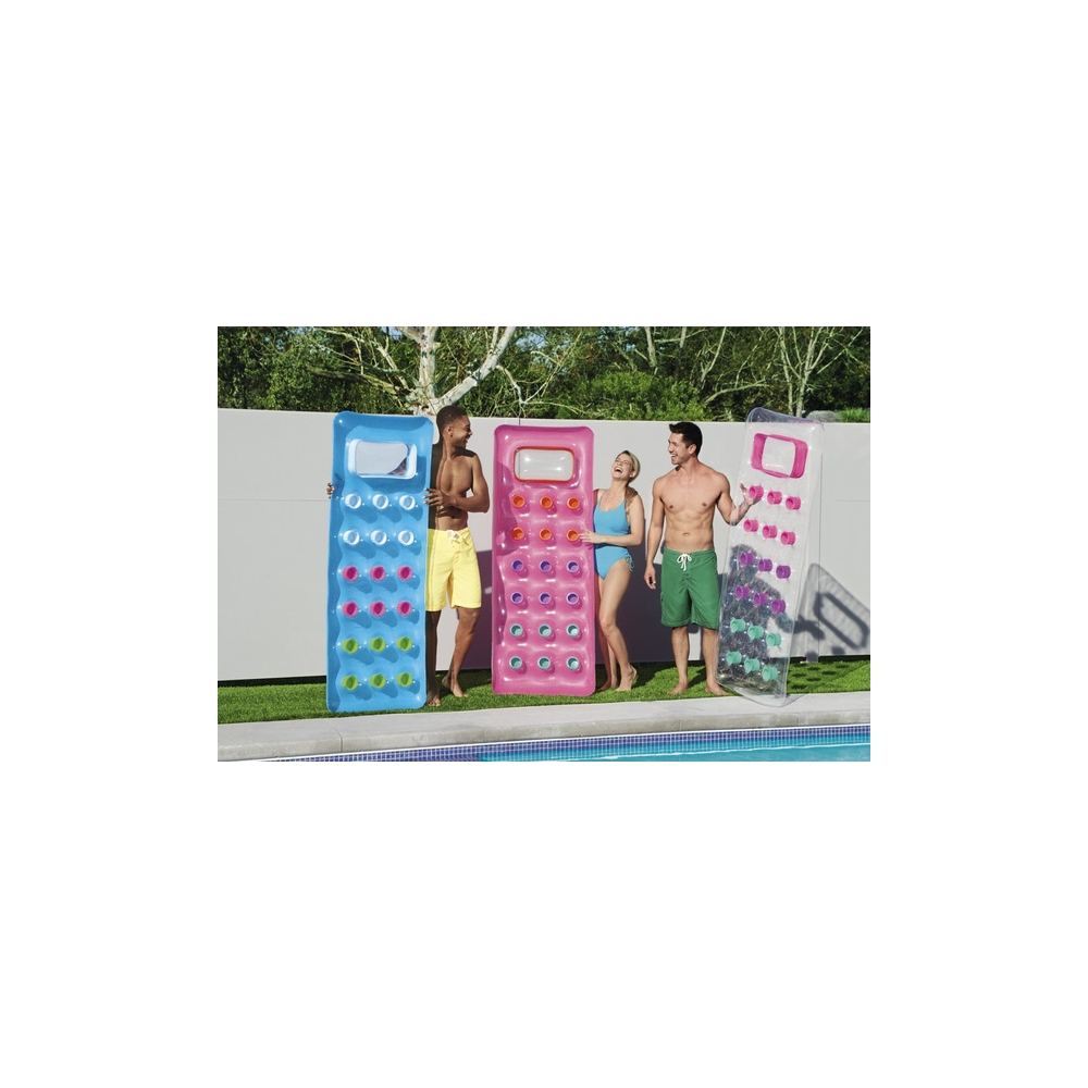 Mėlynas pripučiamas čiužinys 188 x 71 cm „Bestway“ 43040-Žaislai, Lauko žaislai, Pripučiami ratai, žaislai, čiužiniai-e-vaikas