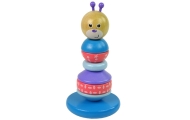 Wooden Teddy Bear Educational Pyramid Balancing Tower