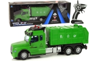Remote Controlled Garbage Truck Pilot 2.4G Lights Sounds Green