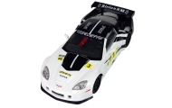 Nuotoliniu būdu valdomas Lenktyninis sportinis automobilis R/C 1:18 Corvette C6.R 2.4 G Lights, White