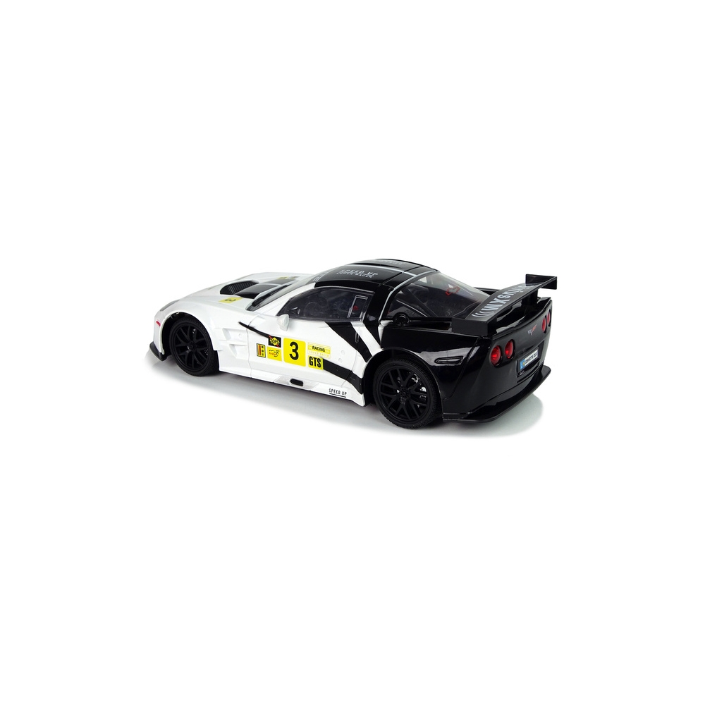 Nuotoliniu būdu valdomas Lenktyninis sportinis automobilis R/C 1:18 Corvette C6.R 2.4 G Lights, White