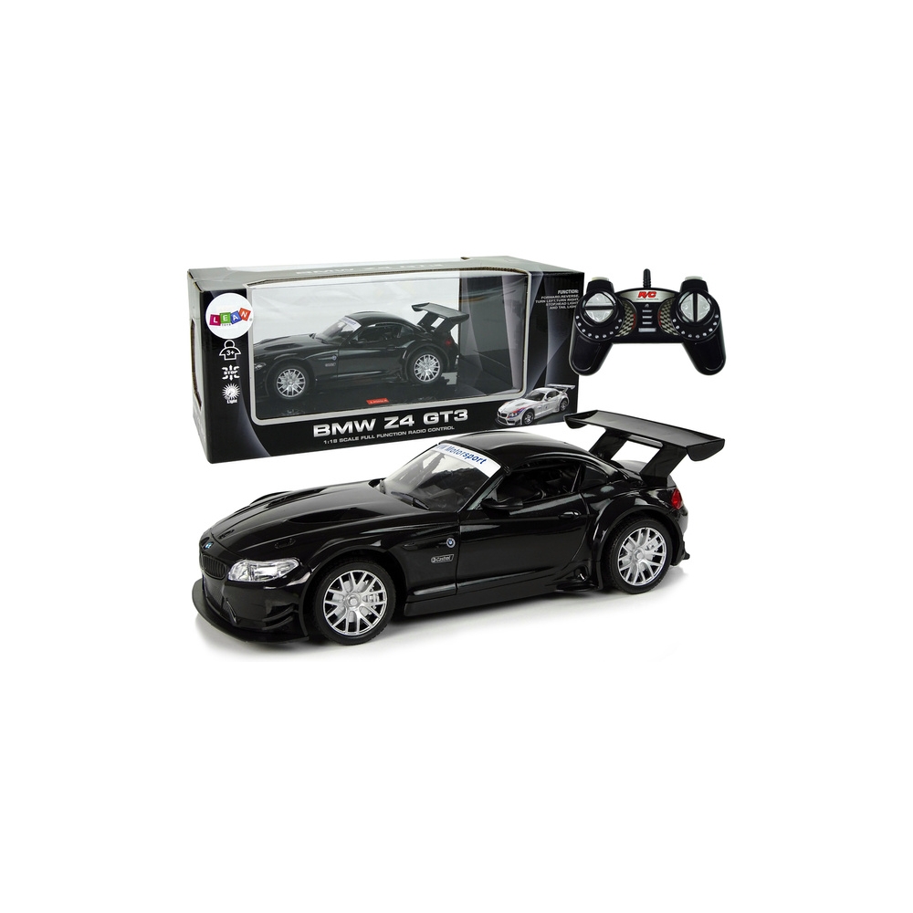 Nuotoliniu būdu valdomas sportinis automobilis R/C 1:18 BMW Z4 GT3 2.4 G žibintai, Juodas
