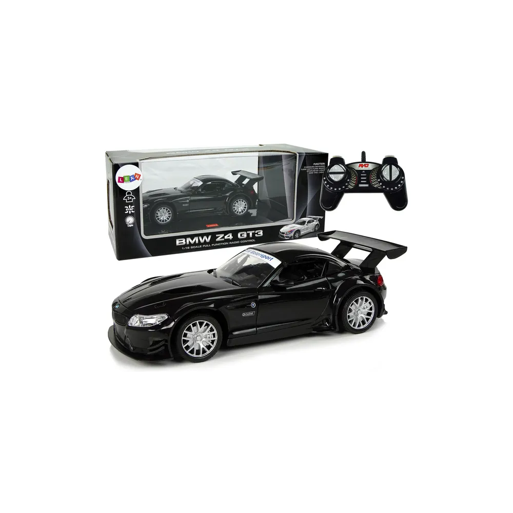 Nuotoliniu būdu valdomas sportinis automobilis R/C 1:18 BMW Z4 GT3 2.4 G žibintai, Juodas