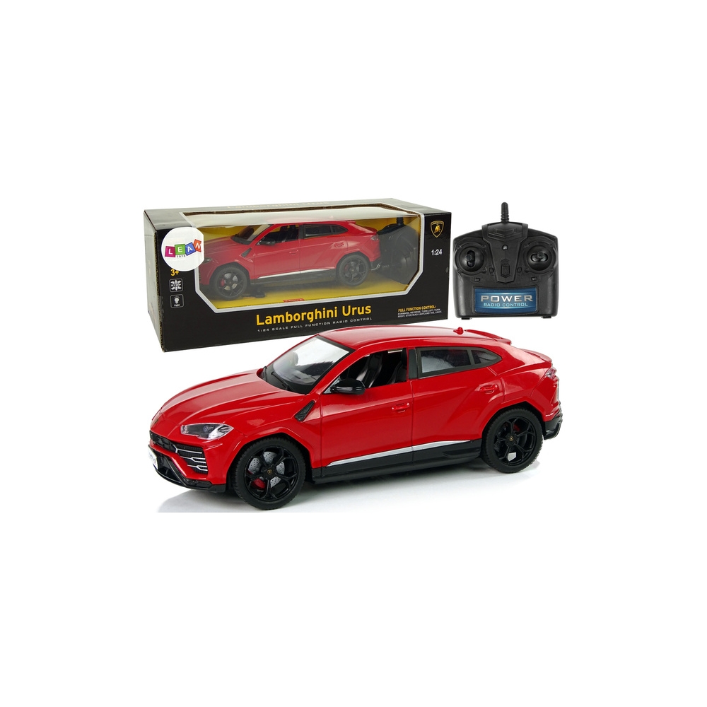 Nuotoliniu būdu valdomas automobilis R/C 1:24 Lamborghini Urus 2.4 G žibintai, Red