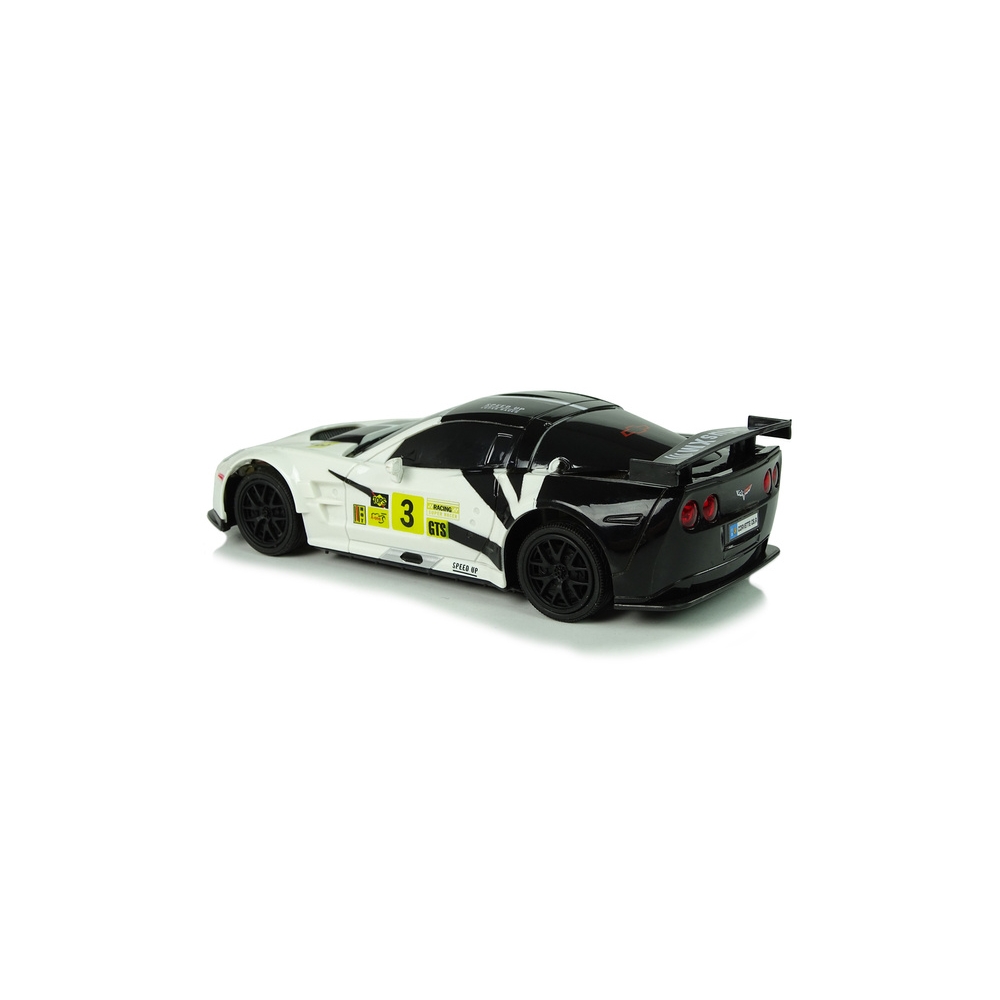 Nuotoliniu būdu valdomas Lenktyninis sportinis automobilis R/C 1:24 Corvette C6.R 2.4 G Lights, White