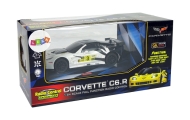 Nuotoliniu būdu valdomas Lenktyninis sportinis automobilis R/C 1:24 Corvette C6.R 2.4 G Lights, White