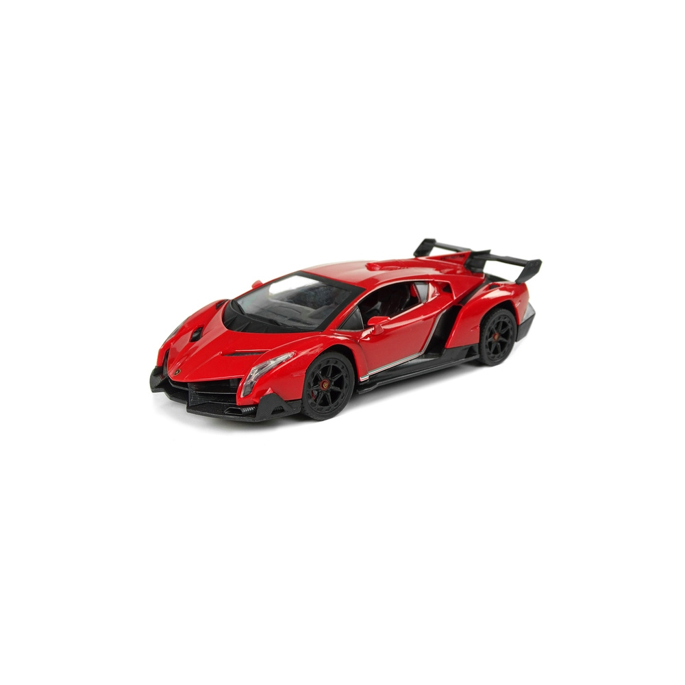 Auto Zdalnie Sterowane Lamborghini Veneno Czerwony 2,4 G Pilot Kierownica Dźwięk Światła 1:24