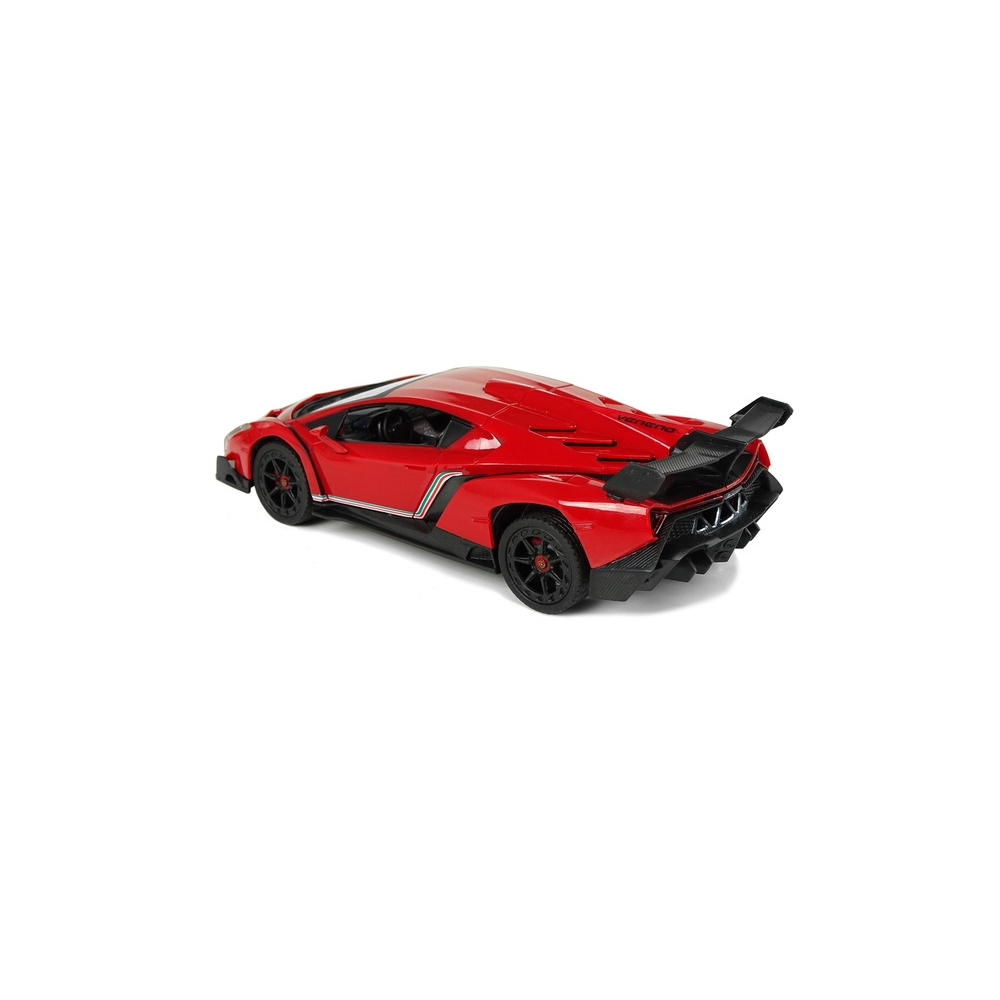 Auto Zdalnie Sterowane Lamborghini Veneno Czerwony 2,4 G Pilot Kierownica Dźwięk Światła 1:24