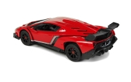 Auto Zdalnie Sterowane Lamborghini Veneno Czerwony 2,4 G Pilot Kierownica Dźwięk Światła 1:24