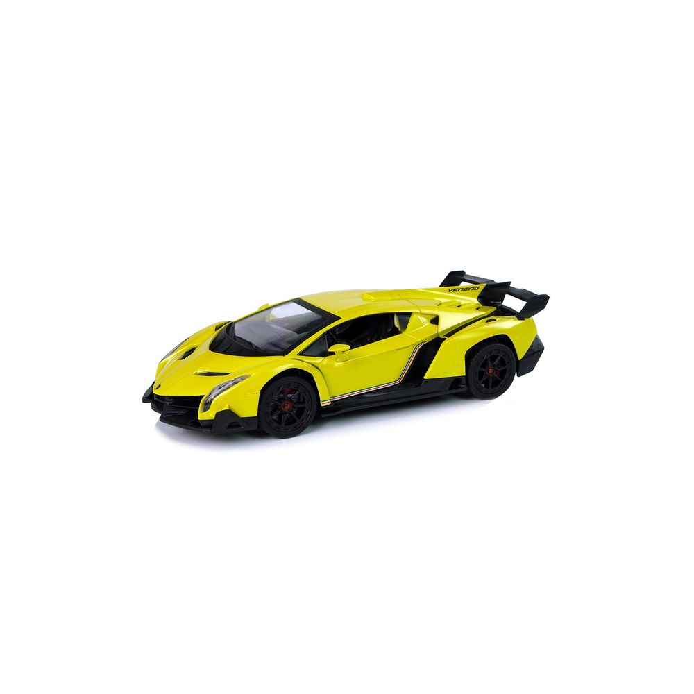 Auto Zdalnie Sterowane Lamborghini Veneno Żółte 2,4 G Pilot Kierownica Dźwięk Światła