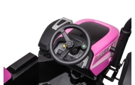Elektrinis traktorius BLT-206, Pink-Elektromobiliai vaikams, Traktoriai-e-vaikas