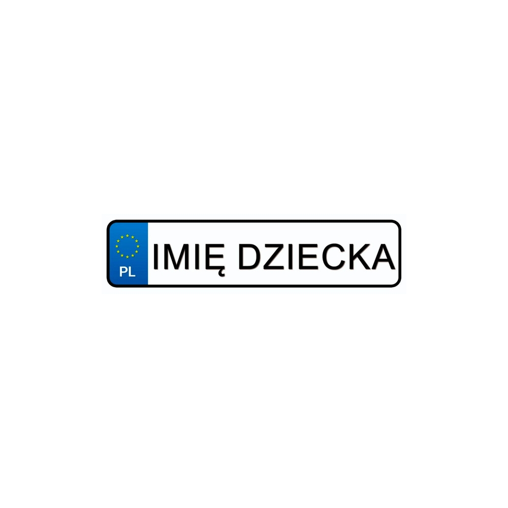 Vairuotojo pažymėjimo numeriai Vaiko vardo lipdukas-Elektromobilių dalys, Priedai, kitos dalys-e-vaikas