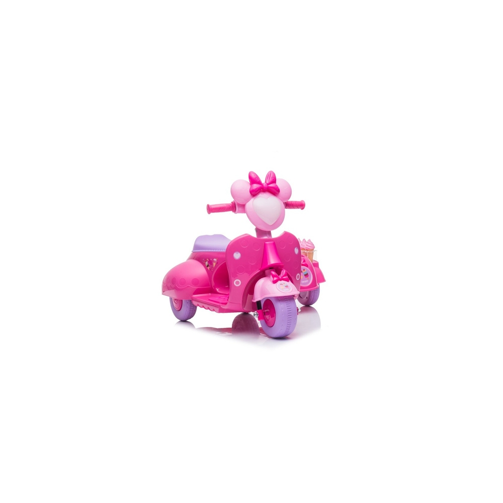 Elektrinis motociklas JT5258 Ledainė, Pink-Elektromobiliai vaikams, Motociklai-e-vaikas