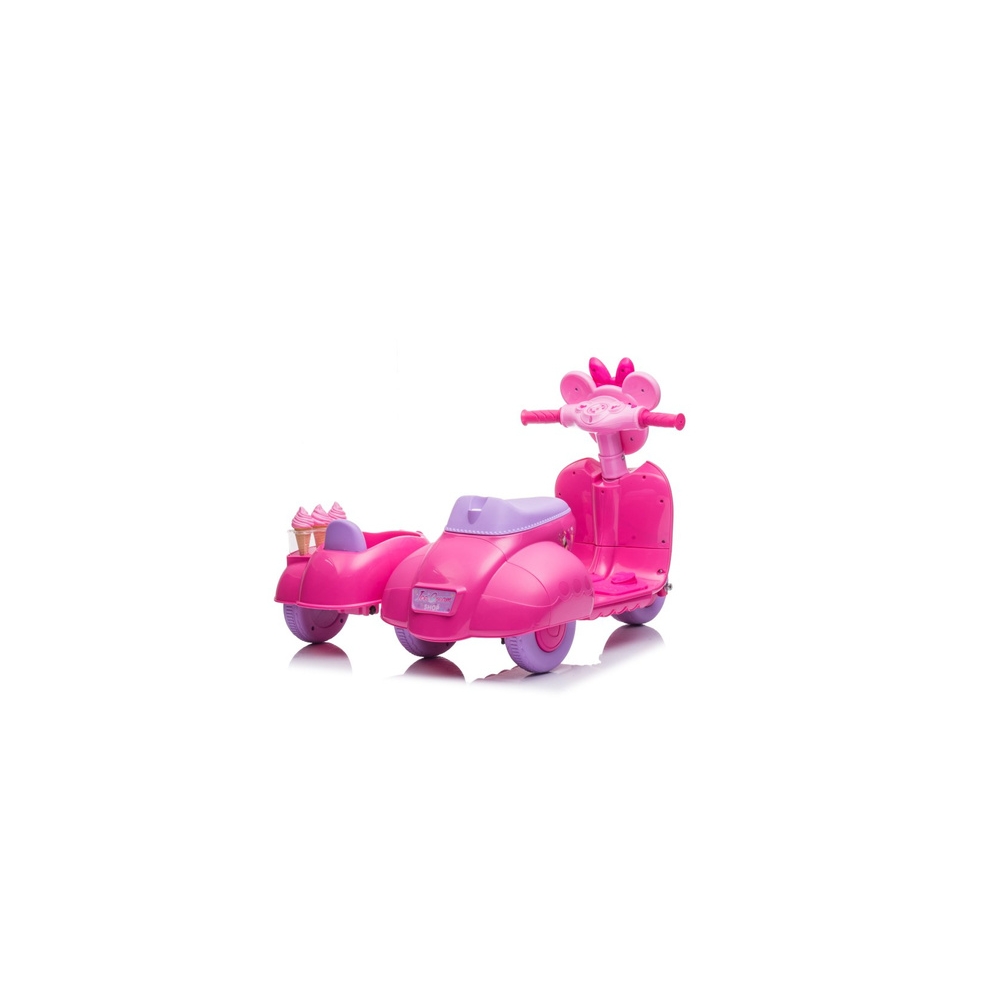 Elektrinis motociklas JT5258 Ledainė, Pink-Elektromobiliai vaikams, Motociklai-e-vaikas