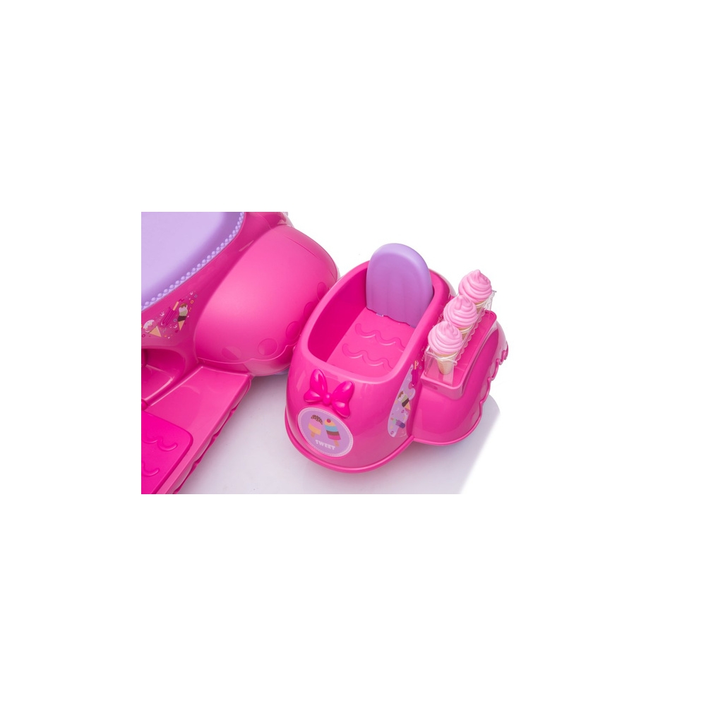 Elektrinis motociklas JT5258 Ledainė, Pink-Elektromobiliai vaikams, Motociklai-e-vaikas