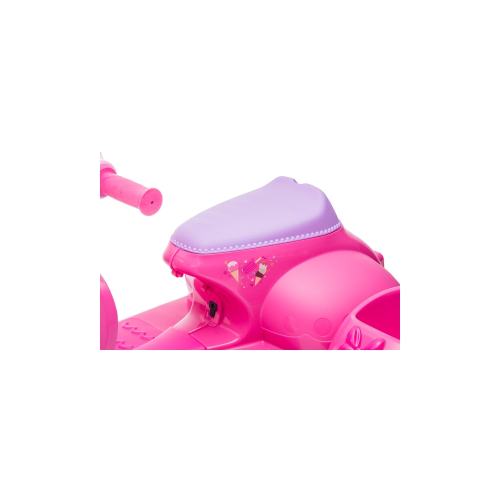 Elektrinis motociklas JT5258 Ledainė, Pink-Elektromobiliai vaikams, Motociklai-e-vaikas
