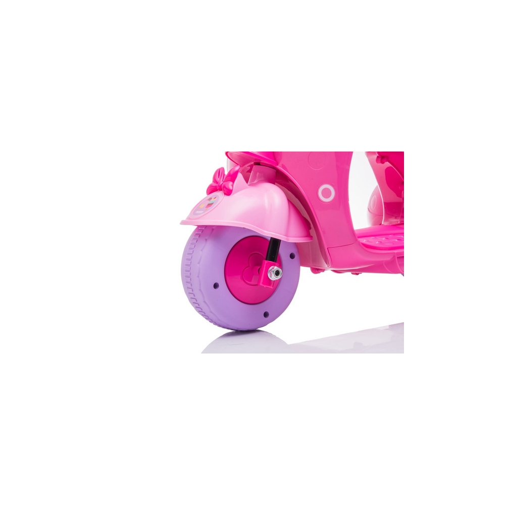 Elektrinis motociklas JT5258 Ledainė, Pink-Elektromobiliai vaikams, Motociklai-e-vaikas