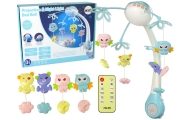 Cot Carrousel Projector Pilot Melodies Animal Noises Blue